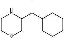 Morpholine, 3-(1-cyclohexylethyl)- Struktur