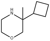 Morpholine, 3-cyclobutyl-3-methyl- Struktur