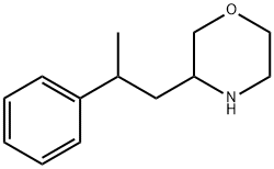 Morpholine, 3-(2-phenylpropyl)- Struktur