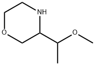 Morpholine, 3-(1-methoxyethyl)- Struktur