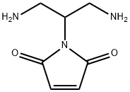 1H-Pyrrole-2,5-dione, 1-[2-amino-1-(aminomethyl)ethyl]- Struktur