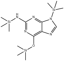 Tris(trimethylsilyl)guanine Struktur