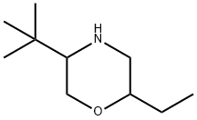 Morpholine,5-(1,1-dimethylethyl)-2-ethyl- Struktur