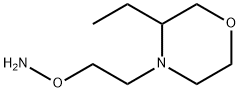 Morpholine, 4-[2-(aminooxy)ethyl]-3-ethyl- Struktur