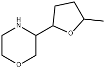 Morpholine,3-(tetrahydro-5-methyl-2-furanyl)- Struktur