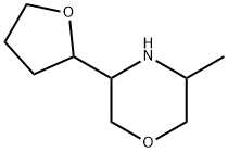 Morpholine, 3-methyl-5-(tetrahydro-2-furanyl)- Struktur