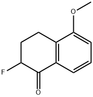 1(2H)-Naphthalenone, 2-fluoro-3,4-dihydro-5-methoxy- Struktur