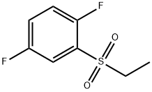 Benzene, 2-(ethylsulfonyl)-1,4-difluoro- Struktur