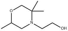 4-Morpholineethanol, 2,5,5-trimethyl- Struktur