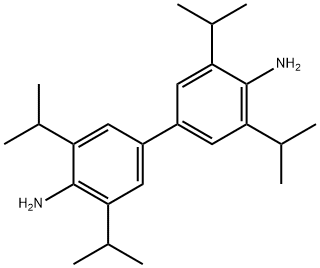 [1,1'-Biphenyl]-4,4'-diamine, 3,3',5,5'-tetrakis(1-methylethyl)- Struktur