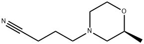 4-Morpholinebutanenitrile, 2-methyl-, (2S)- Struktur