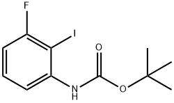 (3-Fluoro-2-iodo-phenyl)-carbamic acid tert-butyl ester Struktur