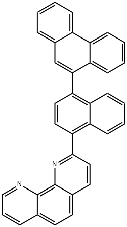 1,10-Phenanthroline, 2-[4-(9-phenanthrenyl)-1-naphthalenyl]- Struktur