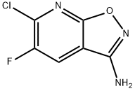 Isoxazolo[5,4-b]pyridin-3-amine, 6-chloro-5-fluoro- Struktur