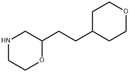 Morpholine,2-[2-(tetrahydro-2H-pyran-4-yl)ethyl]- Struktur