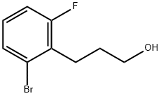 3-(2-Bromo-6-fluorophenyl)propan-1-ol Struktur