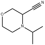 3-Morpholinecarbonitrile, 4-(1-methylethyl)- Struktur