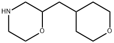 Morpholine,2-[(tetrahydro-2H-pyran-4-yl)methyl]- Struktur