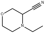 3-Morpholinecarbonitrile, 4-ethyl- Struktur