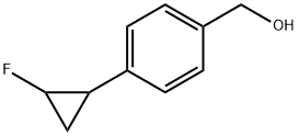 Benzenemethanol, 4-(2-fluorocyclopropyl)- Struktur