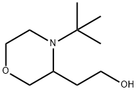 3-Morpholineethanol, 4-(1,1-dimethylethyl)- Struktur