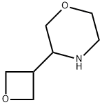 Morpholine, 3-(3-oxetanyl)- Struktur