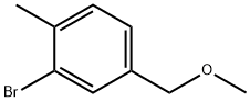 2-Bromo-4-(methoxymethyl)-1-methylbenzene Struktur