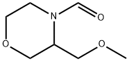 4-Morpholinecarboxaldehyde, 3-(methoxymethyl)- Struktur