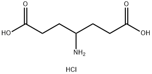 4-Aminoheptanedioic acid hydrochloride Struktur