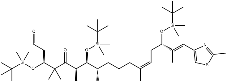 12,16-Heptadecadienal, 3,7,15-tris[[(1,1-dimethylethyl)dimethylsilyl]oxy]-4,4,6,8,12,16-hexamethyl-17-(2-methyl-4-thiazolyl)-5-oxo-, (3S,6R,7S,8S,12Z,15S,16E)-