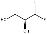 1,2-Propanediol, 3,3-difluoro-, (2S)- Struktur