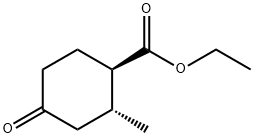 ethyl (1R,2R)-2-methyl-4-oxocyclohexane-1-carboxylate Struktur