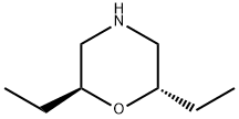 Morpholine, 2,6-diethyl-, (2S,6S)- Struktur