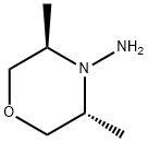 4-Morpholinamine, 3,5-dimethyl-, (3R,5R)- Struktur