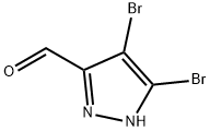 1H-Pyrazole-3-carboxaldehyde, 4,5-dibromo- Struktur