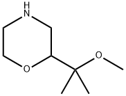 Morpholine, 2-(1-methoxy-1-methylethyl)- Struktur