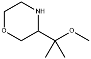 Morpholine, 3-(1-methoxy-1-methylethyl)- Struktur