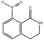 1(2H)-Isoquinolinone, 3,4-dihydro-8-nitro- Struktur