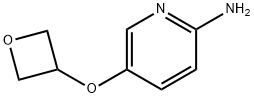 2-Pyridinamine, 5-(3-oxetanyloxy)- Struktur