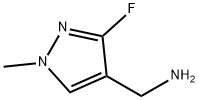 1H-Pyrazole-4-methanamine, 3-fluoro-1-methyl- Struktur