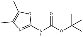 tert-butyl N-(4,5-dimethyl-1,3-oxazol-2-yl)carbamate Struktur