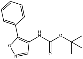 tert-butyl N-(5-phenyl-1,2-oxazol-4-yl)carbamate Struktur