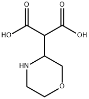 Propanedioicacid,2-(3-morpholinyl)- Struktur