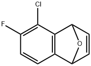 1,4-Epoxynaphthalene, 5-chloro-6-fluoro-1,4-dihydro- Struktur