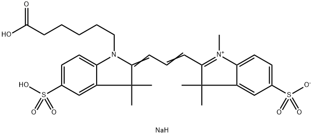 Sulfo-CY 3 Carboxylic Acid Struktur