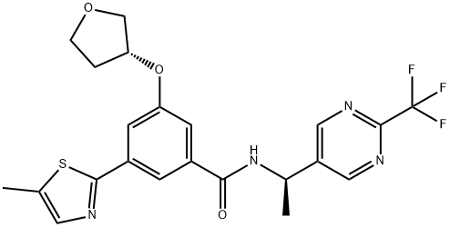 Eliapixant Struktur