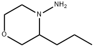 4-Morpholinamine, 3-propyl- Struktur