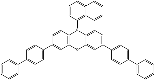 3,7-二(4-聯(lián)苯基)-1-萘-10-吩惡嗪, 1987900-95-7, 結(jié)構(gòu)式