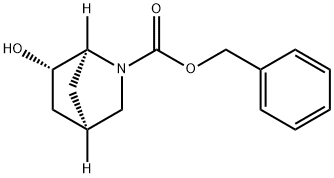 (1α,4α)-6α-ヒドロキシ-2-アザビシクロ[2.2.1]ヘプタン-2-カルボン酸ベンジル 化學(xué)構(gòu)造式