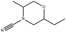 4-Morpholinecarbonitrile, 2-ethyl-5-methyl- Struktur